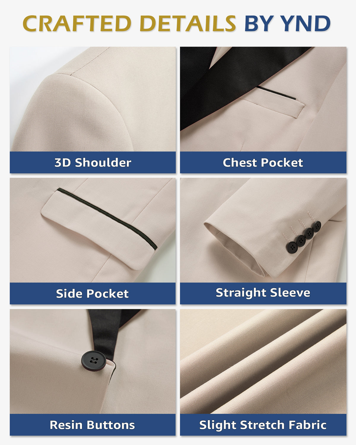 One Button Casual Slim Fit Blazer