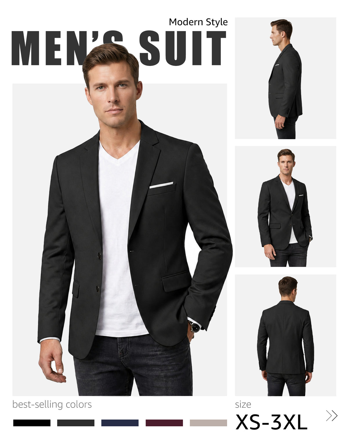 two-button suit jacket