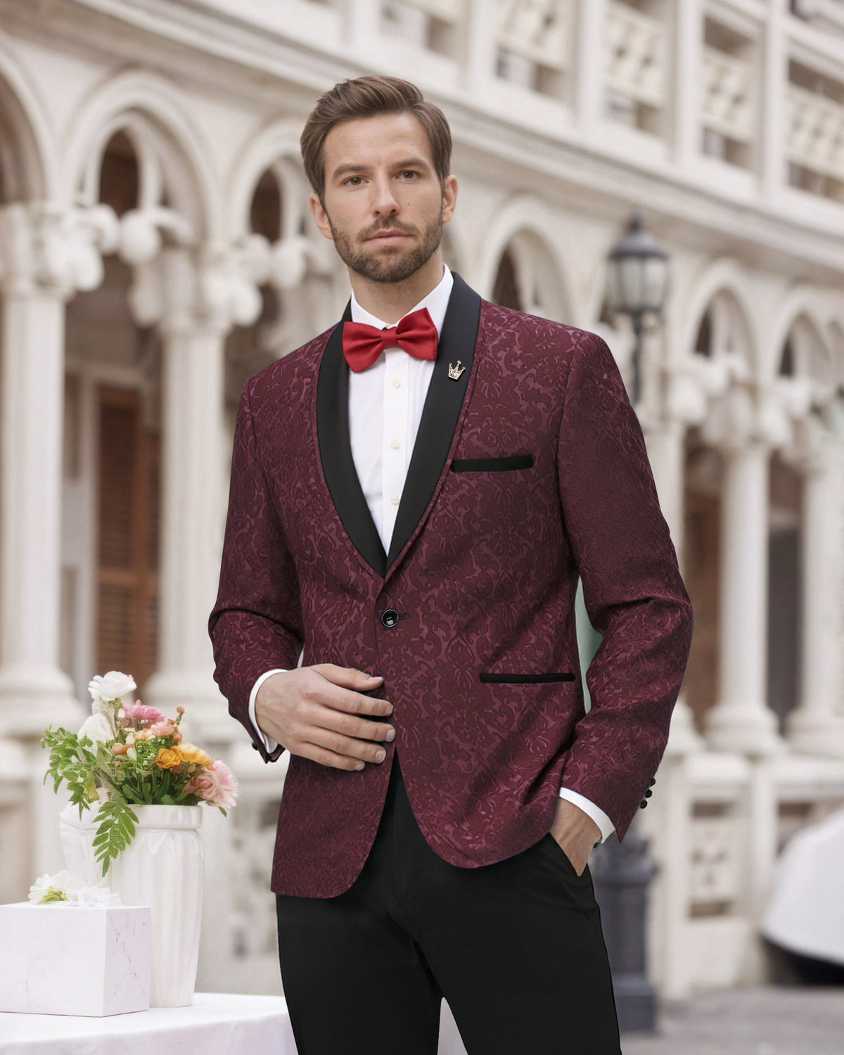 One Button Casual Slim Fit Blazer