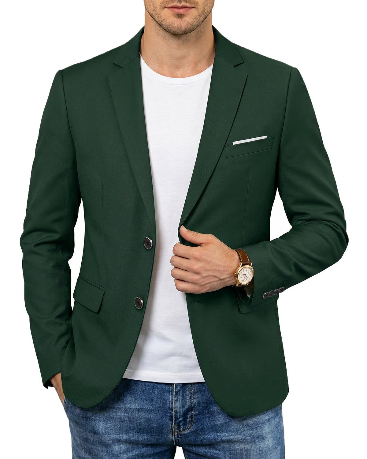 two-button suit jacket