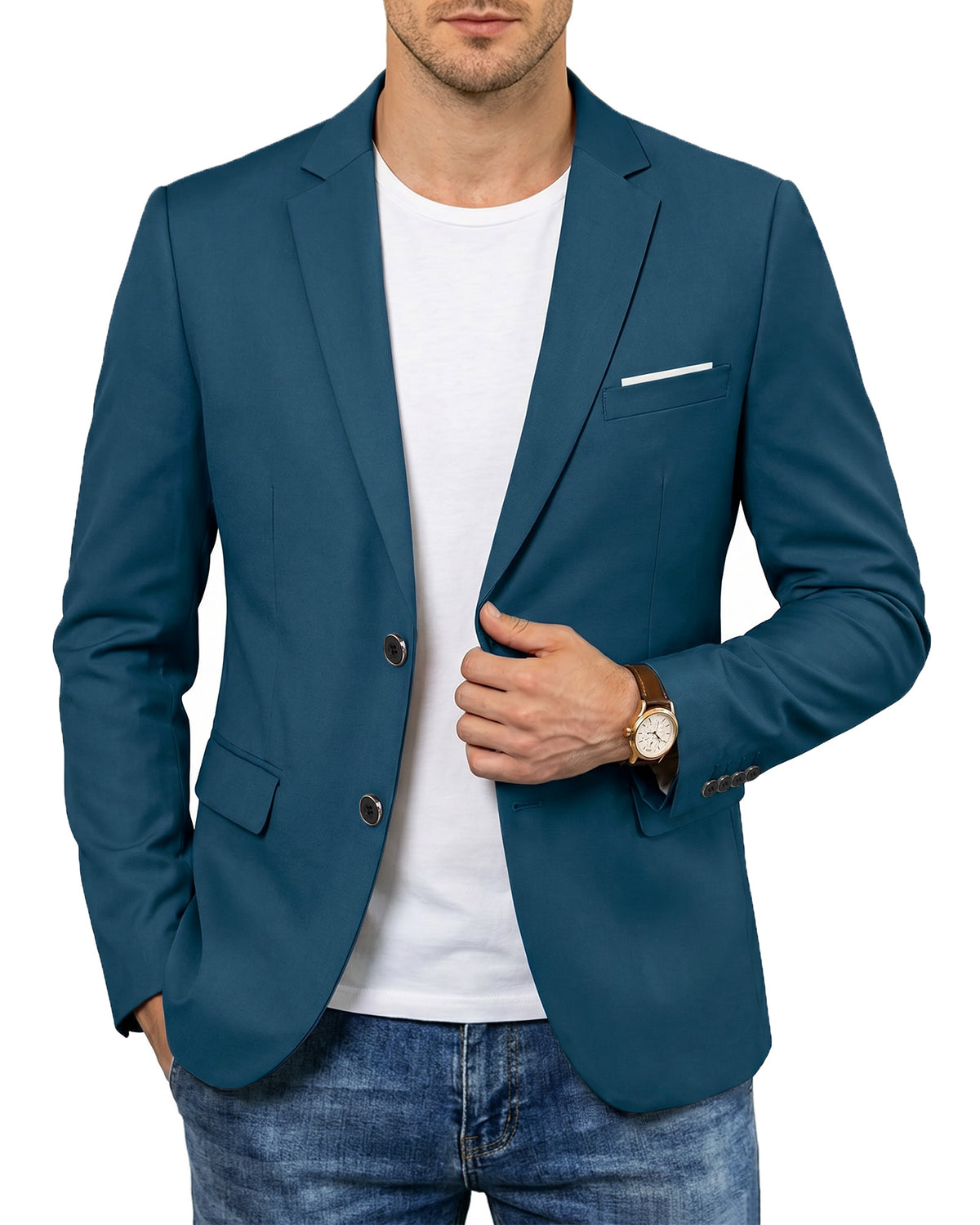 two-button suit jacket