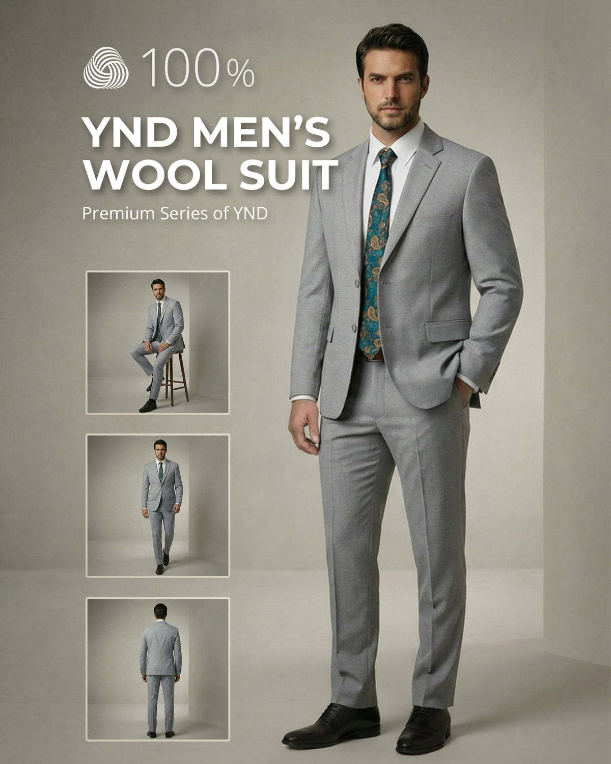  2-piece suit (jacket + trousers)
