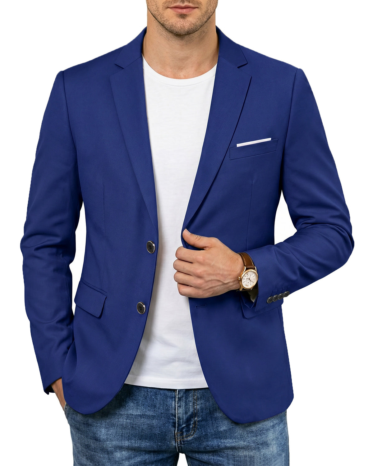 two-button suit jacket