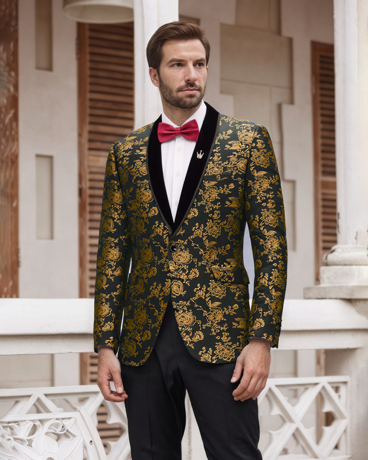 One Button Casual Slim Fit Blazer