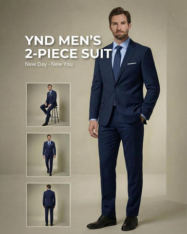 YND one-button two-piece suit — detail 1